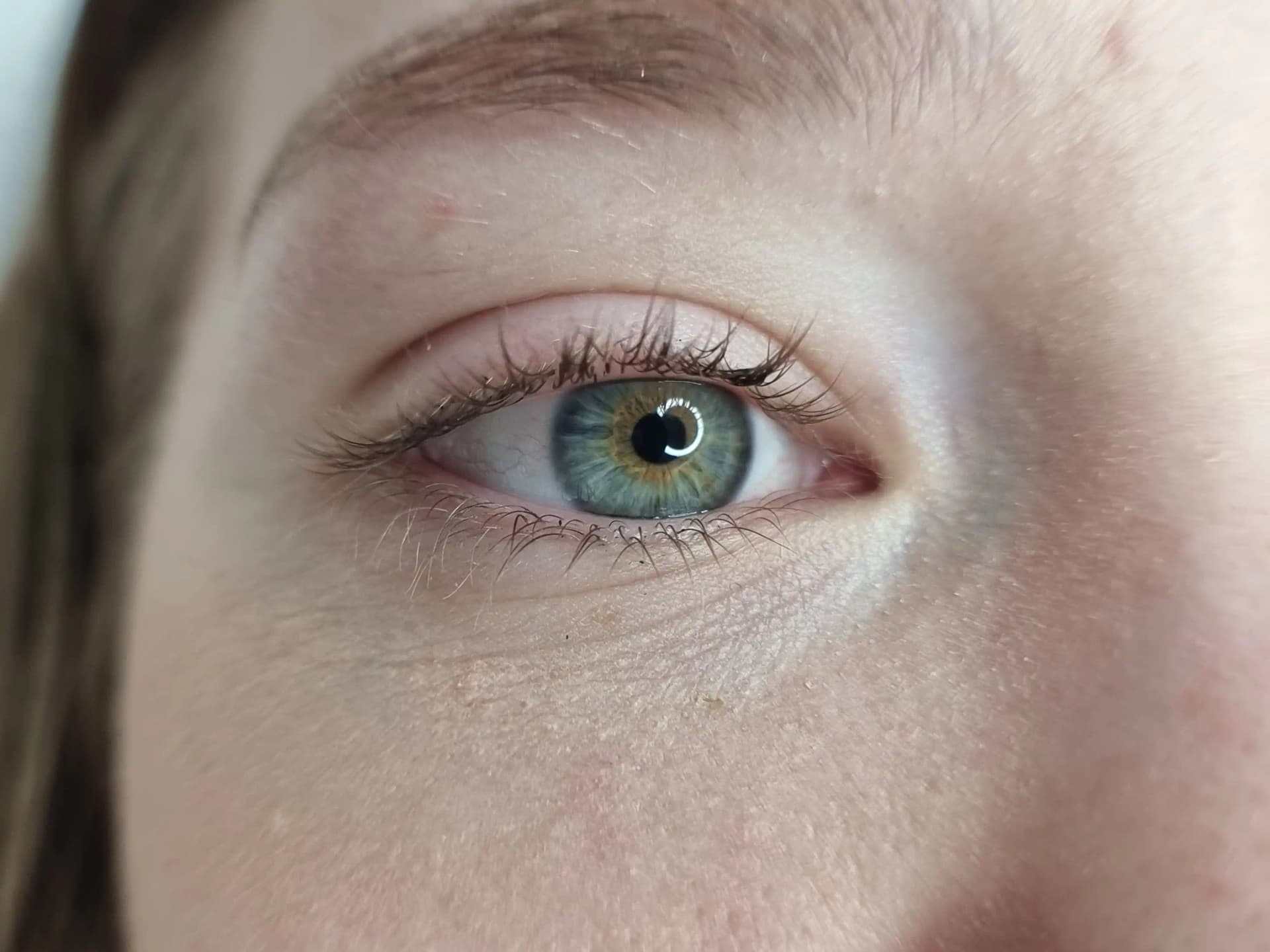 Lashlifting vorher