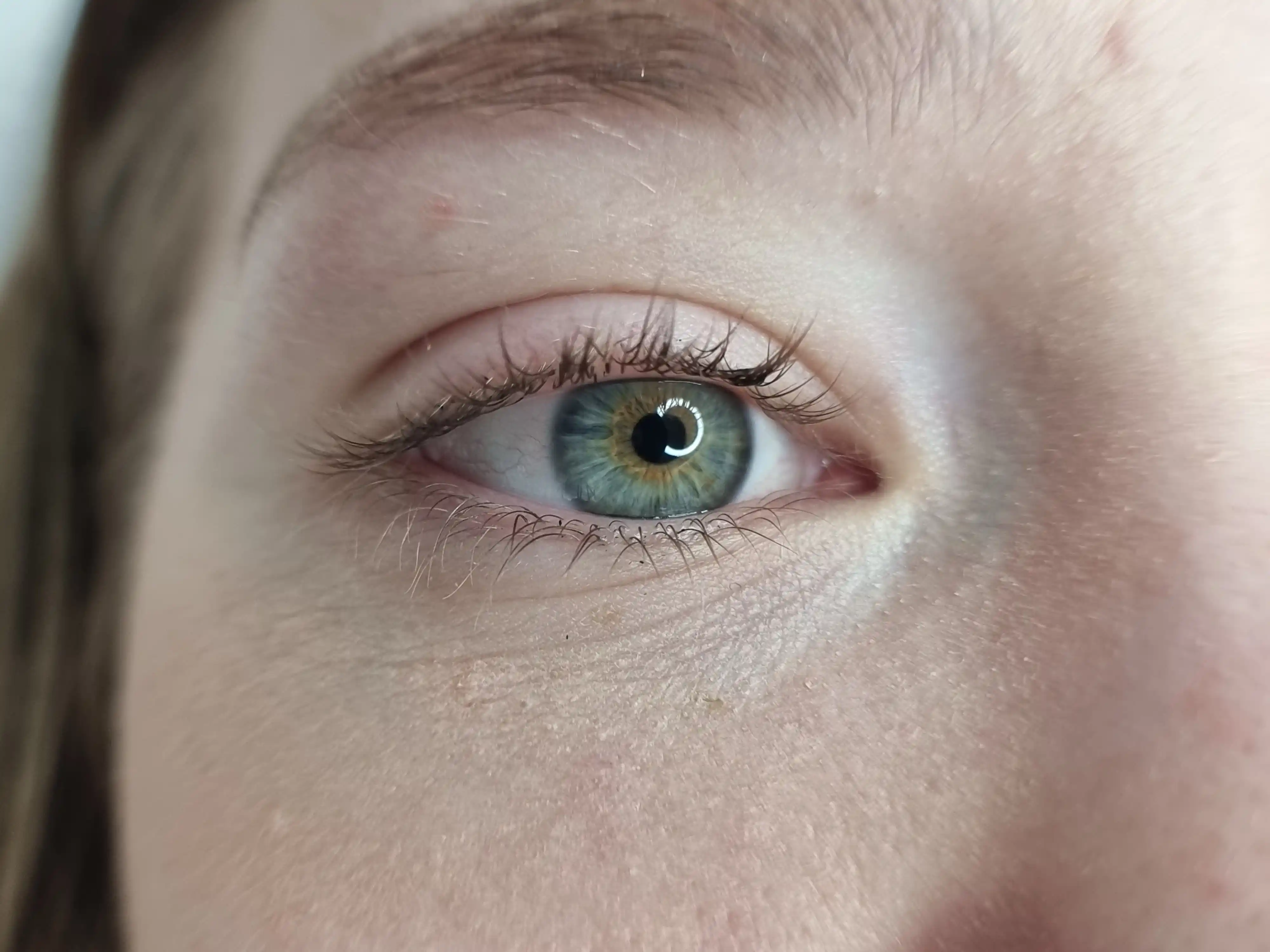 Vorher – Lashlifting